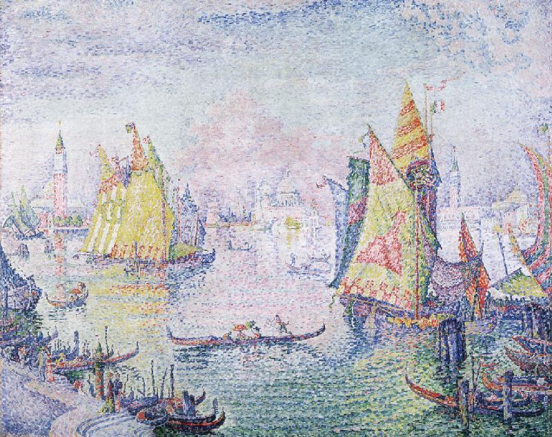 Paul Signac basin of san marco oil painting picture